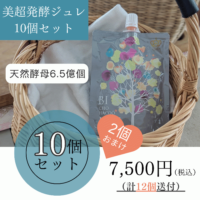 【美超発酵ジュレ　10個セット】※10個のお値段で12個届くお得なセットです。 ※1万円以上のご注文で送料無料