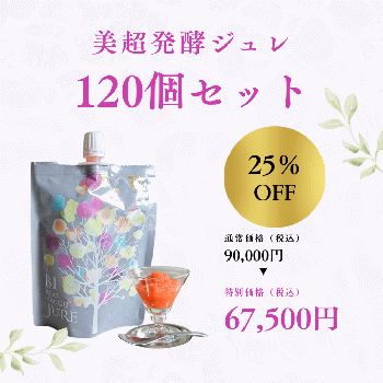 9月23日まで限定価格！【美超発酵ジュレ　120個セット】※1万円以上のご注文で送料無料