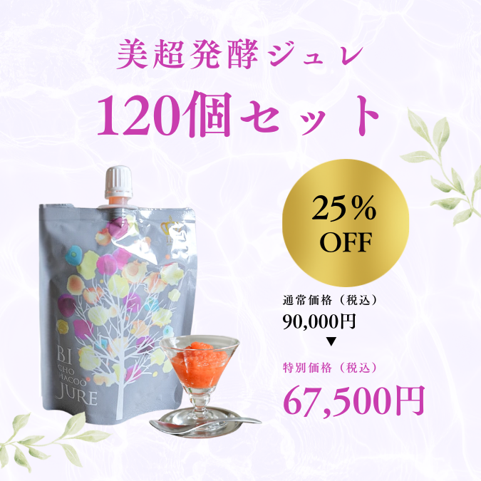 9月23日まで限定価格！【美超発酵ジュレ　120個セット】※1万円以上のご注文で送料無料